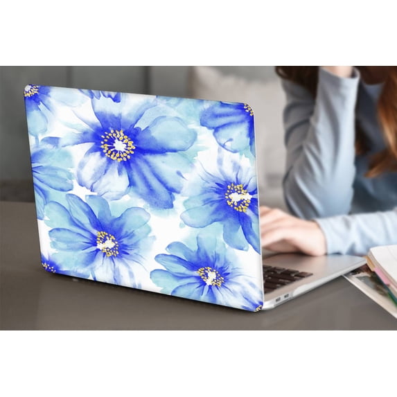 KSK KAISHEK Hard Shell Only Compatible MacBook Pro 13"( Retina Display, 2015 2014 2013 2012) + Black Keyboard Cover Model A1425 or A1502, No USB-C, No CD-ROM Flowers 378