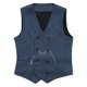 thumbnail image 3 of Camiseta sin mangas con cuello en V para hombre, color liso, sin mangas, cuello en V, informal, de moda, blusa para hombre, 3 of 6