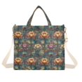 thumbnail image 7 of FORMRS Womens Corduroy Tote Bag Crossbody Shoulder Purse Handbag with Detachable Strap, Abstract Water Lilies Pattern, 7 of 7