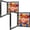 Black, variant on 2 Pack Kids Art Frame TRIANU Kids Art Frames Front Opening - Open Display Picture Frames for Kids Artwork Smart Stacker Art Project Frame for Art Work, Black