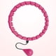 thumbnail image 5 of Aro de fitness inteligente con peso, 24 nudos desmontables, para masaje abdominal y esculpir el cuerpo, color rosa, 5 of 5