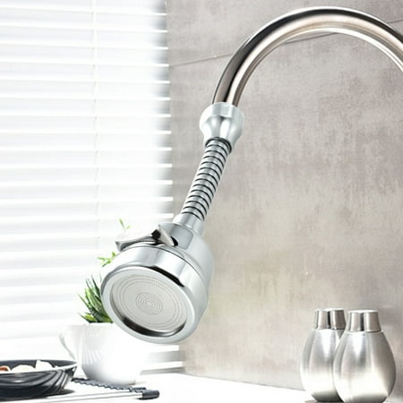Hovmgk Kitchen Faucet Extender Filter Stainless Steel Swivel Booster Spout with Multi-Layer Filtration Water Purifier for Cleaner Drinking Water Easy Install for Outdoor & Indoor Use