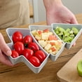thumbnail image 3 of Creative Christmas Tree Shape Plates ,Candy Snacks Nuts Seeds Fruits Plastic Dishes Home Kitchen, 3 of 8