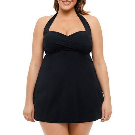 Catalina - Suddenly Slim Women's Plus-Size Retro Shirred ...