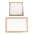 thumbnail image 1 of 2 Pack Paper Making Screen, Natural Wood Paper Making Papermaking Screen Mesh Tools s for Paper Handcraft DIY Paper Craft, 1 of 5