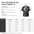 thumbnail image 5 of Kdxio Men's Hawaiian Shirt for Men Short Sleeve Shirt Chained Skull Artwork Summer Casual Holiday Beach Button Down T-Shirts, 5 of 5