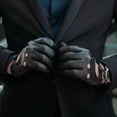 thumbnail image 4 of Men’s Lambskin Leather Driving Gloves, Premium Leather Gloves for Riding & Daily Wear ﻿, 4 of 5
