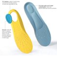Shoes Inserts Memory Foam Insoles Shock Absorption Pain Relief Plantar