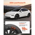 thumbnail image 2 of VEVOR Hubcaps Wheel Covers for 2025 Tesla Model Y, 19 Inch Set of 4 Wheel Rim Cover Hubcaps OEM Style Replacement, R19 Size Snap On Car Hub Caps, Premium Sturdy 10-Spoke ABS Tire Rim Caps,Matte Black, 2 of 9