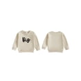 thumbnail image 2 of Michellecmm  Girls Boys Sweatshirts Letter Embroidered Crew Neck Pullover, 2 of 9