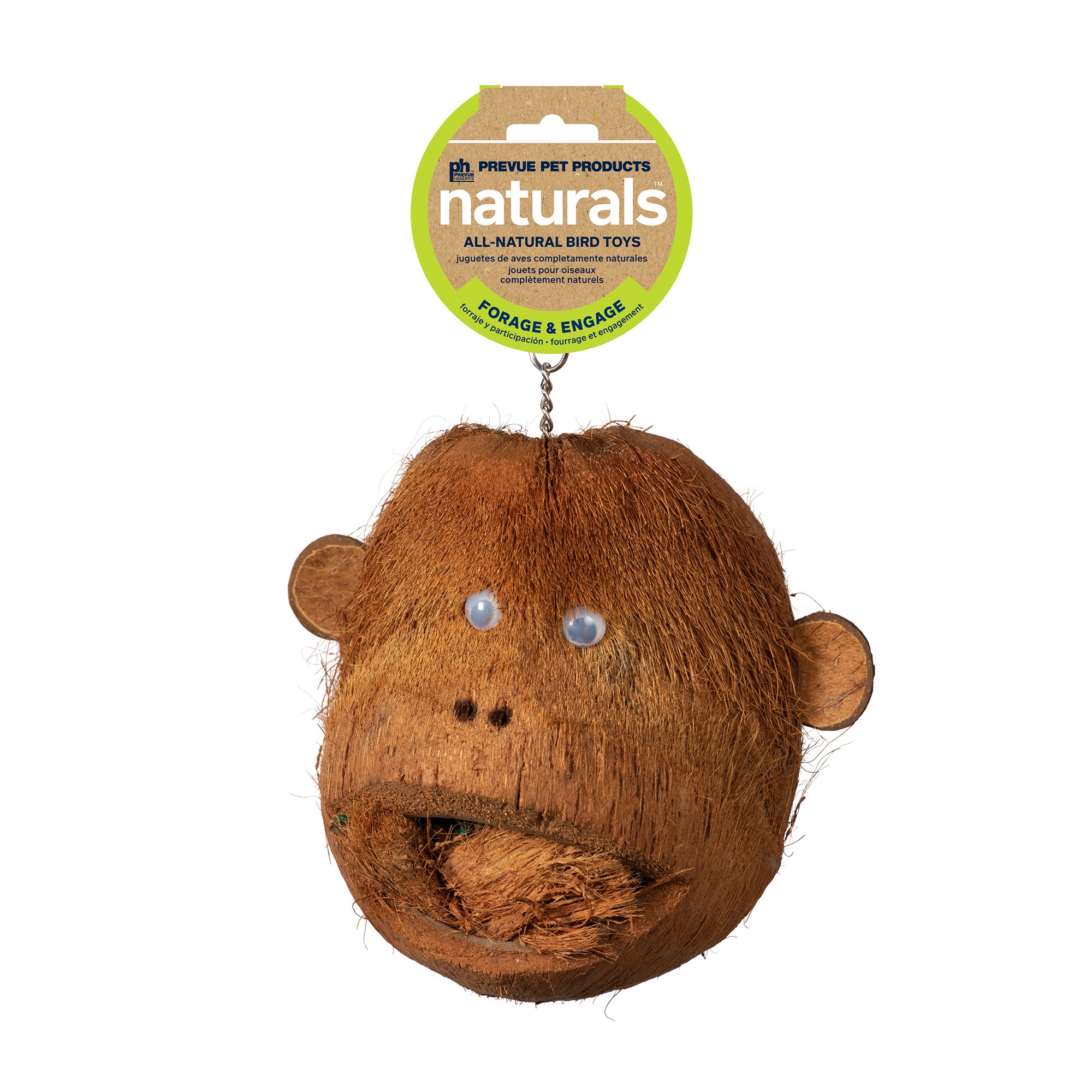 Prevue Pet Products Naturals - Coco Monkey Naturals Forage & Engage Bird Toy 62705
