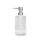 thumbnail image 2 of Dispensador de jabón de vidrio transparente, dispensador de loción vacío de 420ml, botella con bom, contenedor de jabón para el hogar, lavandería, Estilo C, 2 of 8