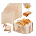 thumbnail image 3 of simhoa Sacs Réutilisables Lavables Organisation Sac de Cuisson Sac de Rangement Antiadhésif 10 Pcs 16x16.5CM, 3 of 8