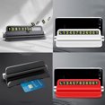 thumbnail image 3 of ZLight 6 in 1 Temporary Parking Card Stop Sign Heat Resistant Sunscreen Phone Holder Car Signs Number Plate red 1Set, 3 of 6
