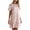 Pink, variant on Jinhomg Women's Nightgown 2025 Cute Floral Print Nightdress Loose Fit Comfy Long Sleeve Crew Neck Sleepwear Casual Loungewear Sales Today Clearance Pink XXL