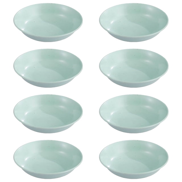 8 piezas de platillos pequeños para mojar Platillo pequeño redondo para mojar de aproximadamente 8,5 cm x 2,2 cm Plato para condimentar