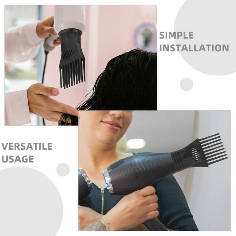 WHAMVOX 6pcs Blow Dryer Nozzle Attachment Hair Dryer Comb Nozzle