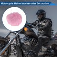 thumbnail image 3 of Accesorios para Casco de Motocicleta Decoración Cola Redonda para Cascos de Motocicleta Bicicleta Esquí Rosa Claro Pegatinas de Peluche 1 Juego, 3 of 6