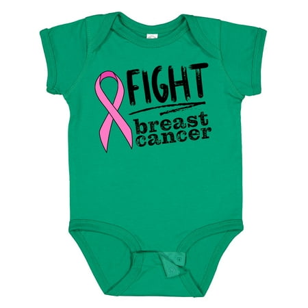 

Inktastic Fight Breast Cancer Pink Ribbon Gift Baby Boy or Baby Girl Bodysuit