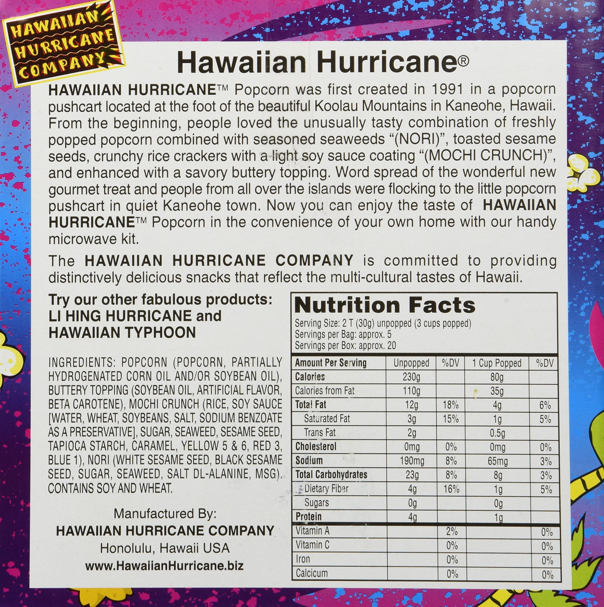 Hawaiian Hurricane - Microwave 3 Pack Gift Box