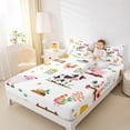 thumbnail image 4 of jejeloiu Cute Cattle Sheep Twin Sheet Sets,Farm Animal Twin Fitted Sheet,Rustic Farmhouse Cabin Flat Sheet For Boys Girls,Ultra Soft Home Decor,3pcs, 4 of 7