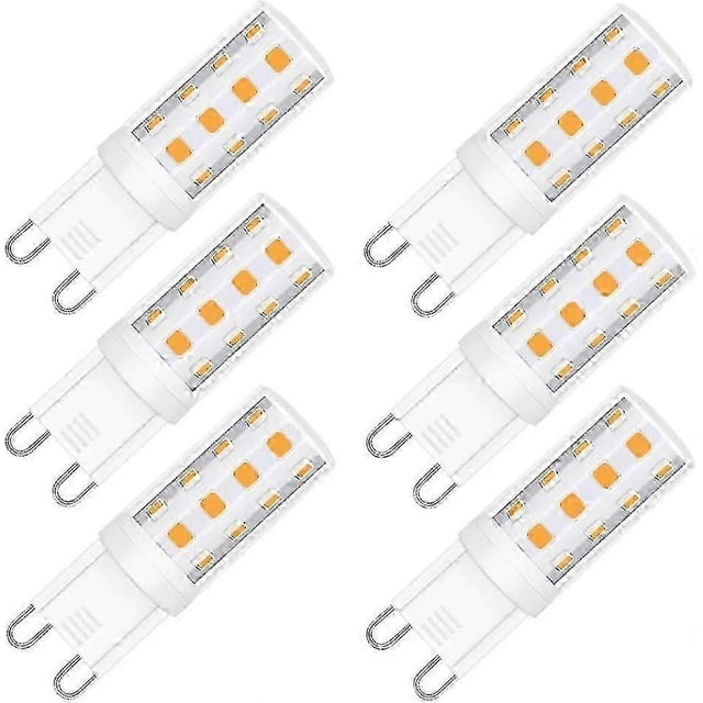 Dimmable G9 LED Light Bulb | 3W Bi-Pin Base | 220V | 2700K Warm White | 6 Pack