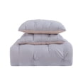 thumbnail image 3 of My World Pleated Lavender Twin XL Duvet Set, 3 of 5