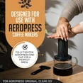 thumbnail image 3 of fafa-Reusable Stainless Steel Filter for Aeropress Coffee Maker Gold (1 Pack), 3 of 4