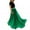 Green, variant on XIAONU Womens Skirts Fashion High Waist Fold Soild Color Loose Skirts Beach Wrap Maxi Long Casual Pleated Skirt