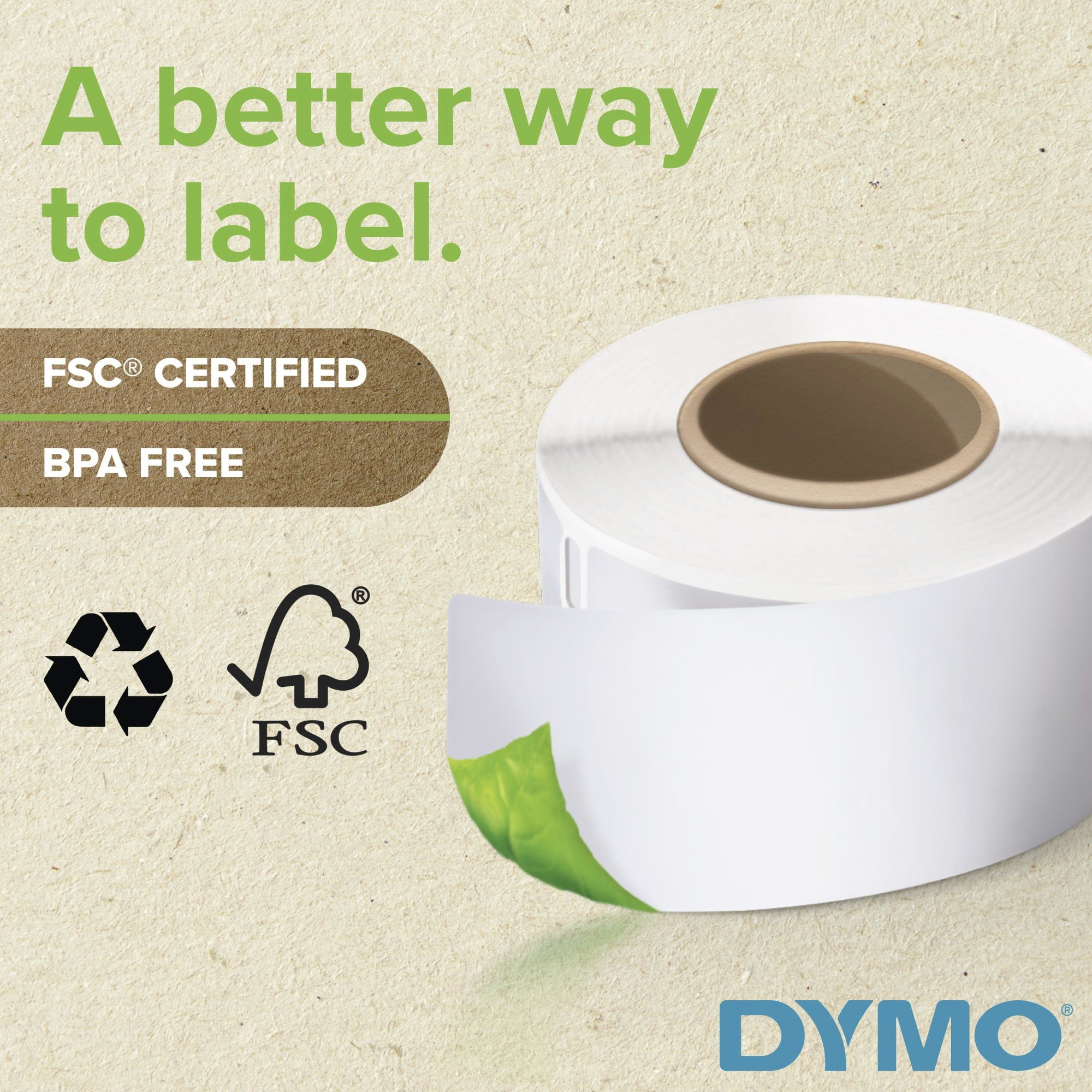 Dymo LV-004-3031 2-up Polypropylene Labels - 1-1/2 x 1/2 Laboratory Labels