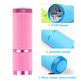 thumbnail image 1 of Handheld Nail Polish Light Quick Drying Lamp Spa Dryer Flashlight Battery Operated Nails Art Mini Hand Torch Manicure Equipment Pink, 1 of 9