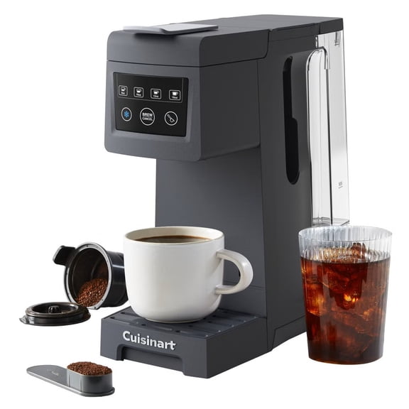 Cuisinart Single Cup Hot & Cold Brew Coffee Maker, 48 oz, Gray
