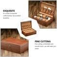 thumbnail image 6 of GARVALON Jewellery Storage Case Durable Practical Watch Box Solid Wood 1Set 11.71X8.06X4.13in, 6 of 8