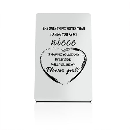 Flower Girl Proposal Card Niece Engraved Wallet Card Gift Wedding Gift for Niece Flower Girl Request Gifts Wedding Party Gift Bridal Party Favor Gift from Bride Wedding Gift from Bride Flower Girl Proposal Card Niece Engraved Wallet Card Gift Wedding Gift for Niece Flower Girl Request Gifts Wedding Party Gift Bridal Party Favor Gift from Bride Wedding Gift from Bride