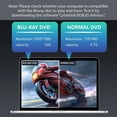 thumbnail image 3 of External Bluray Drive USB3.0 TypeC Portable CD DVD BD Writer Burner Reader Player Optical Drive ,Plug and Play, 3 of 6