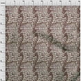 thumbnail image 3 of oneOone Georgette Viscose Maroon Fabric Snake Animal Skin Diy Clothing Quilting Fabric Print Fabric By Yard 42 Inch Wide, 3 of 4