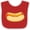 Red and White, variant on Inktastic Funny Hot Dog Boys or Girls Baby Bib