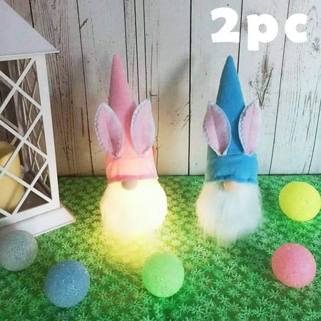 

Haykey Night Light Easter Cartoon Warm Light Bunny Shape Cute Doll Decoration Ornaments Personalized Night Light