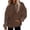 Coffee, variant on Women's Rhinestone Hooded Sweatshirt Diamond Pullover Bling Crystal Hoodie Casual Streetwear Y2K Vintage Aesthetic Loose Fall Fashion Cozy Loungewear Top