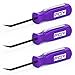thumbnail image 2 of PQY Mini Pocket Pry Bar with Pocket Clip 4.5" Length 3pcs (Purple), 2 of 4