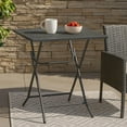 thumbnail image 6 of Zofi Outdoor Dining Breakfast Bistro Table, Foldable Mesh Top, Gray, 6 of 6