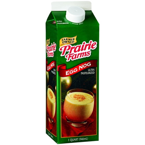 Prairie Farms Dairy Ultra Pasteurized Eggnog 32 Fl Oz Walmart Com Walmart Com