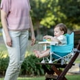 thumbnail image 5 of Nuby Pop-Up Portable Booster Seat with Removable Tray, Aqua, 5 of 14