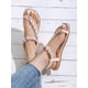 thumbnail image 3 of Women Flower Decor Thong Sandals, Fashion Summer Flat Sandals, 3 of 5