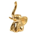 thumbnail image 1 of Ltdhehe Elephant Statue Home Elephant Figurines Elephant Ring Holder Modern Style Ceramic Elephant Decoration Suitable For Home Living Room Bookshelf Desk, 1 of 1