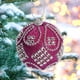 thumbnail image 1 of Xihbxyly Adorno Navideño de Cadena de Cuentas, Diseño de Purpurina Morada Brillante, Espuma Duradera, Detalles de Diamantes de Imitación, Versátil para Colgar, Ideal para Árbol de Navidad o Como Ador, 1 of 5
