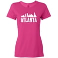 thumbnail image 3 of Inktastic Atlanta Skyline Grunge Women's T-Shirt, 3 of 5