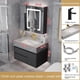 thumbnail image 1 of Home Bathroom Smart Bathroom Locker Wash Basin with Sink Cabinet Washbasin Rock Board Bathroom Combination Vanity Cabinet My Lux Decor Round, 1 of 14