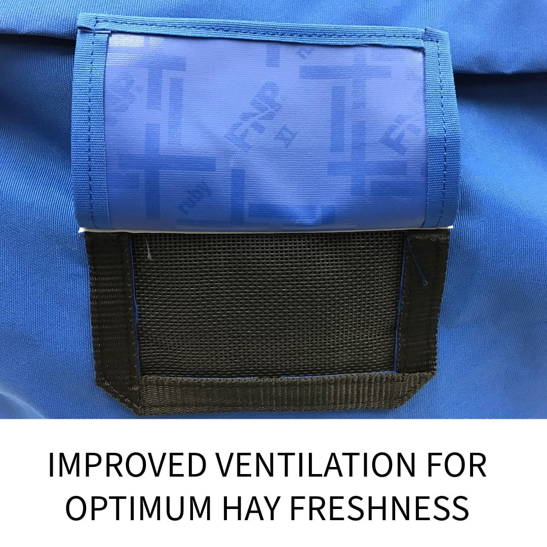 Derby Originals Patented Rolling Bale Bag with Ventilation Windows and Patriotic Leather Accents