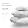 thumbnail image 4 of Smart Bamboo Almohada Blend Memory Foam Ergonomica Interior Ajustable King, 4 of 6